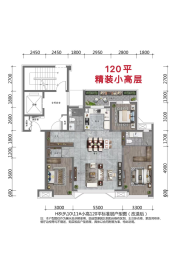 旭辉·首府铂辰时代3室2厅1厨2卫建面100.00㎡